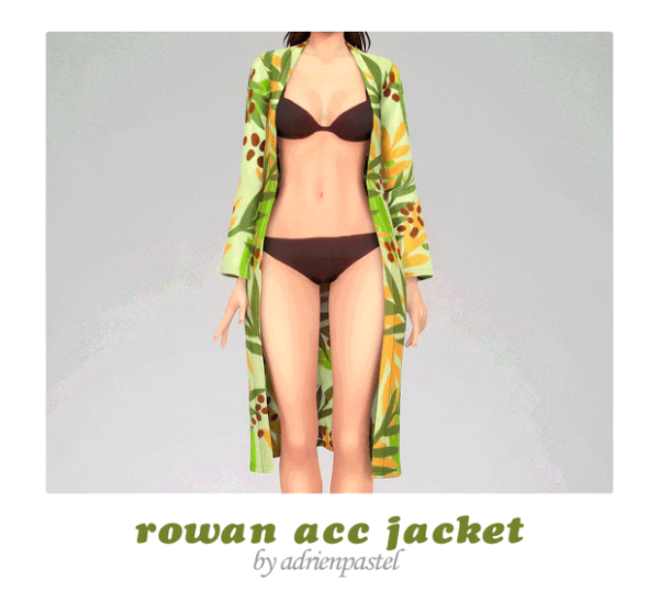 Maxis Match Rowan Acc Jacket Updated by simsfinds - The Sims 4 Custom Content