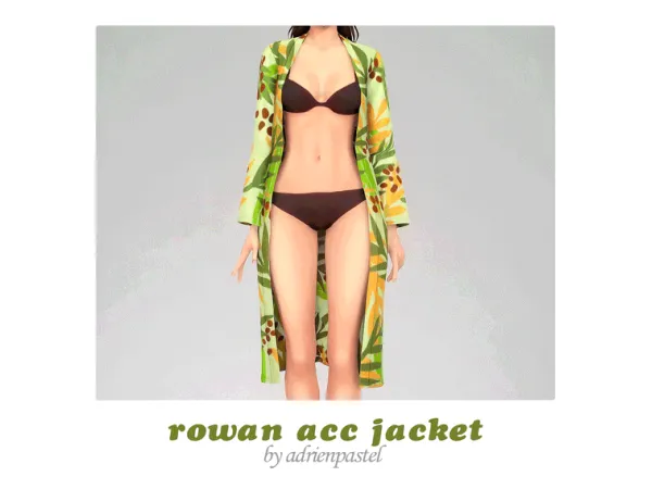 Maxis Match Rowan Acc Jacket Updated by AdrienPastel - The Sims 4 Custom Content
