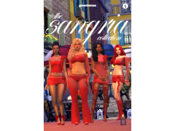 Maxis Match The Sangria Collection greenllamas - The Sims 4 Custom Content
