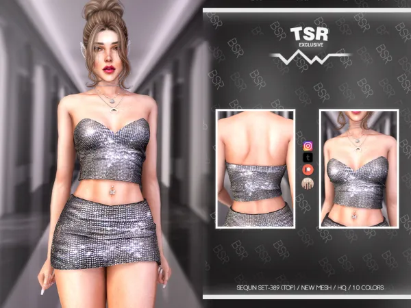 Alpha SEQUIN SET 389 BD1059 BD1060 - The Sims 4 Custom Content