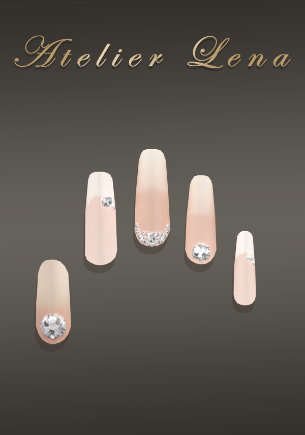 Alpha [Atelier Lena] Sparkle Nails by simsfinds - The Sims 4 Custom Content