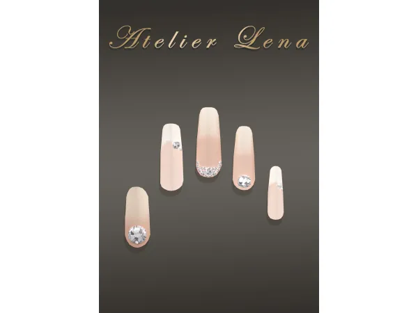 Alpha [Atelier Lena] Sparkle Nails by Atelier Lena - The Sims 4 Custom Content