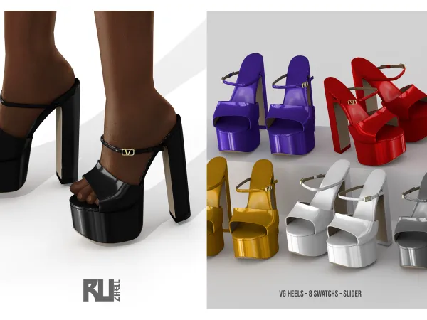 Alpha VG HEELS - The Sims 4 Custom Content