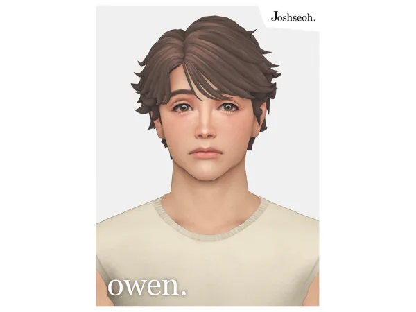 Maxis Match Owen Hair by jo_se_oh - The Sims 4 Custom Content