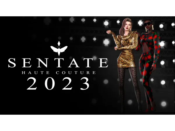 Maxis Match Sentate Haute Couture 2023 Collection by Sentate - The Sims 4 Custom Content