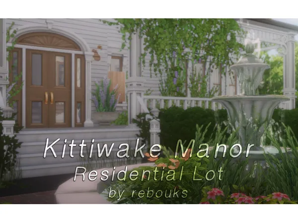 Mix Kittiwake Manor - The Sims 4 Custom Content