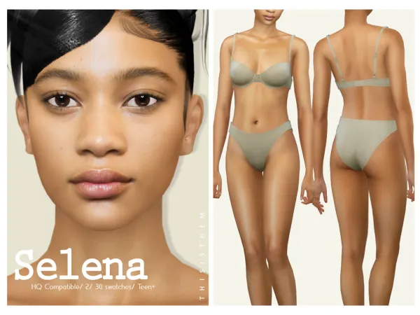 Alpha [THISISTHEM] Selena Skin - The Sims 4 Custom Content