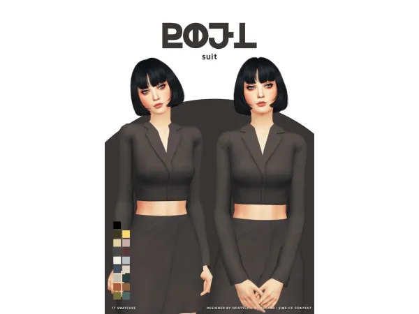 Maxis Match [NO STYLE] Boel Suit - The Sims 4 Custom Content