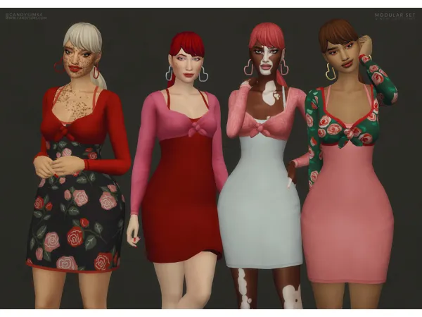 Maxis Match MODULAR SET - The Sims 4 Custom Content