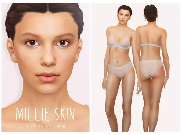 Alpha [THISISTHEM] Millie Skin - The Sims 4 Custom Content