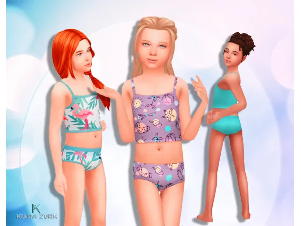 Maxis Match SP44 Bikini for Girls - The Sims 4 Custom Content