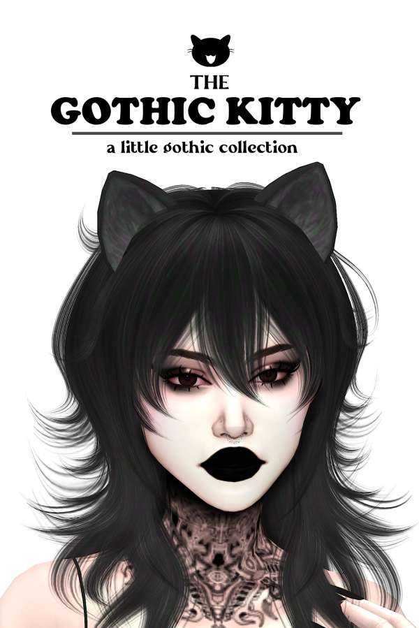 Maxis Match the gothic kitty a little gothic collection by simsfinds - The Sims 4 Custom Content