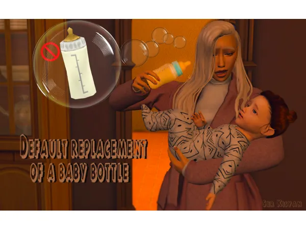 Maxis Match Default replacement of a baby bottle by Ser_Kisyan - The Sims 4 Custom Content