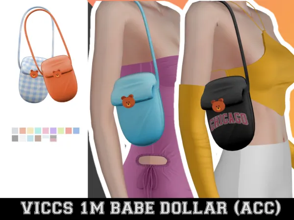 Alpha VICCS_1M BABE BAG (TEEN ELDER) - The Sims 4 Custom Content