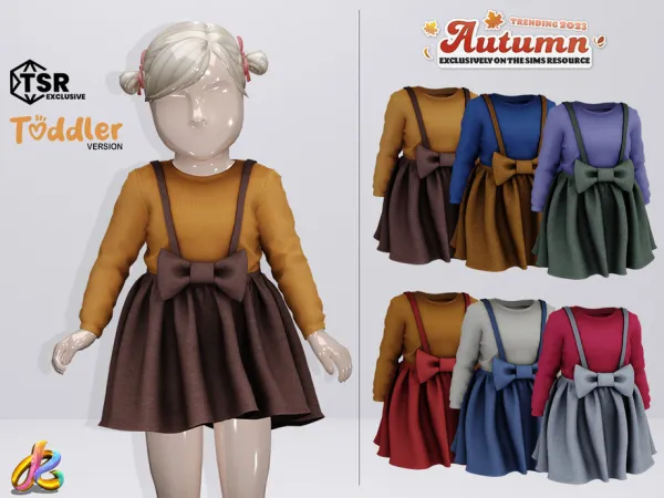 Alpha Toddler dress 252 - The Sims 4 Custom Content