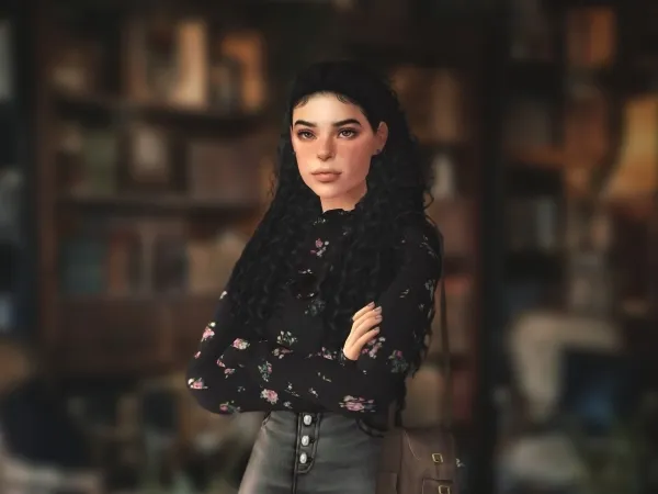 Maxis Match Download Sim Raven - The Sims 4 Custom Content