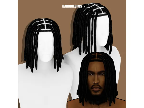 Alpha HASSAN LOCS V1 by BADDDIESIMS - The Sims 4 Custom Content