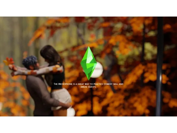 Mix Fall Lovers Loading Backgrounds by Cutie Creations - The Sims 4 Custom Content