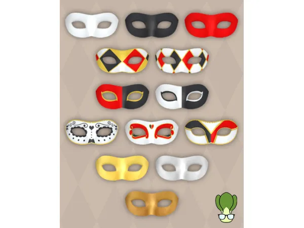 Maxis Match VENETIAN MASK - The Sims 4 Custom Content