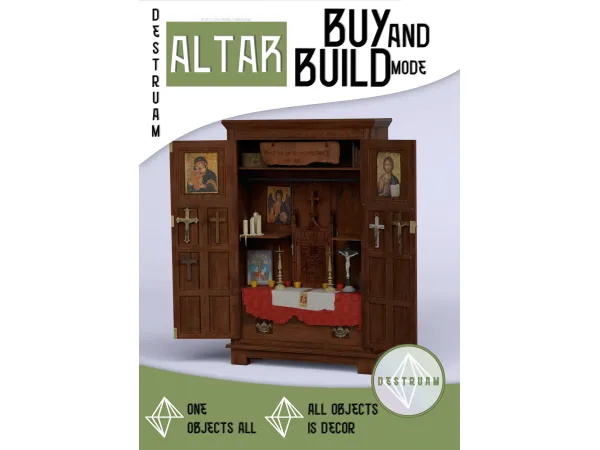 Alpha Altar - The Sims 4 Custom Content