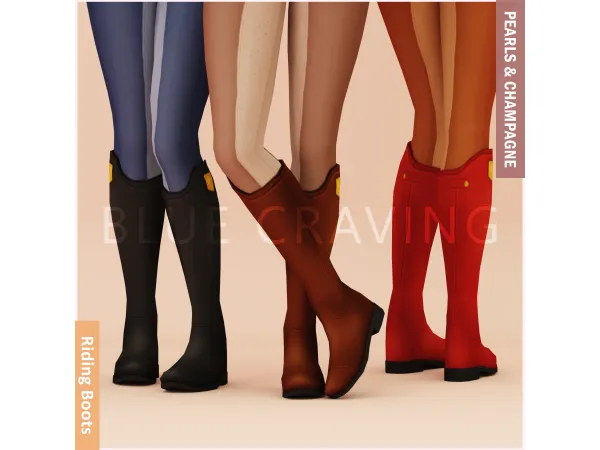 Blue Craving - Riding Boots
