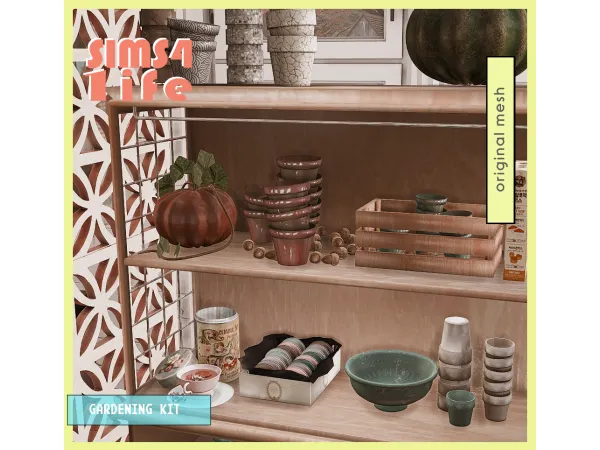 Mix Gardening kit by Sims41ife - The Sims 4 Custom Content