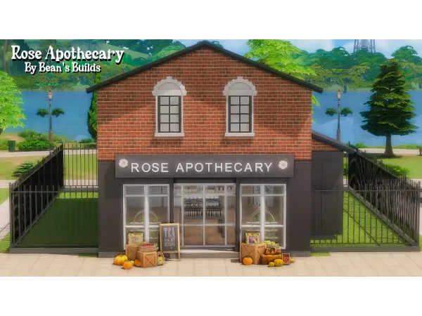 Mix Rose Apothecary by Bean's Builds - The Sims 4 Custom Content