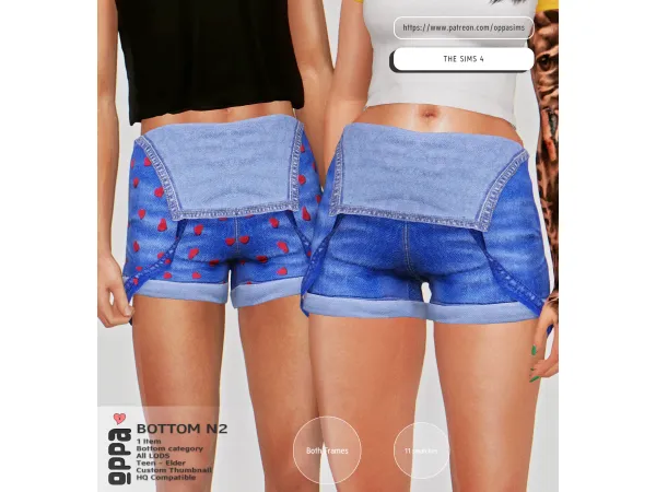 Alpha OPPA MBottom N2 added update by oppasims - The Sims 4 Custom Content