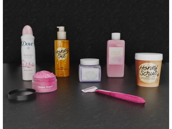 Alpha Skincare Clutter Set - The Sims 4 Custom Content