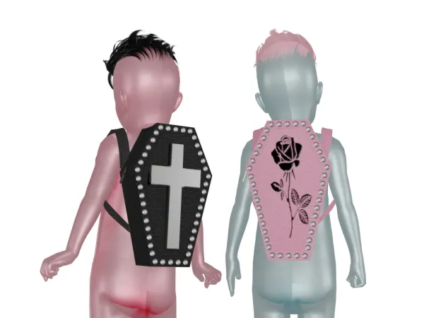 Alpha Halloween Bag - The Sims 4 Custom Content