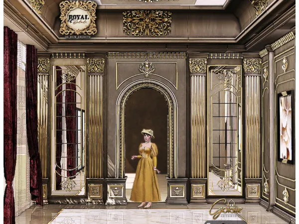 Alpha Royal Details (Free Gift) - The Sims 4 Custom Content