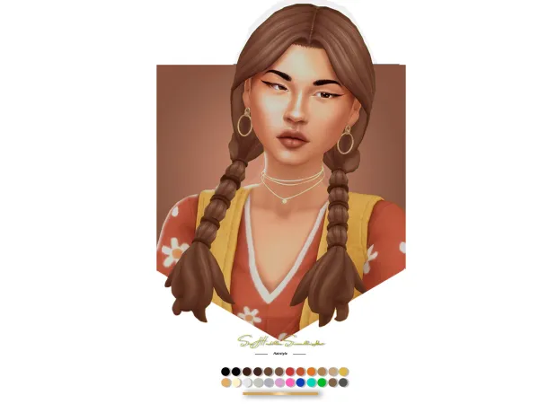 Dakota Hairstyle by Sehablasimlish