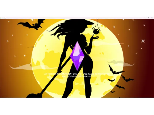 Alpha Witch Loading Screen by Fatal Rose Creations - The Sims 4 Custom Content