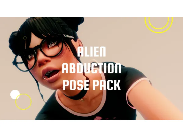 Alpha Alien Abduction Pose Pack by fatalrosecreations - The Sims 4 Custom Content