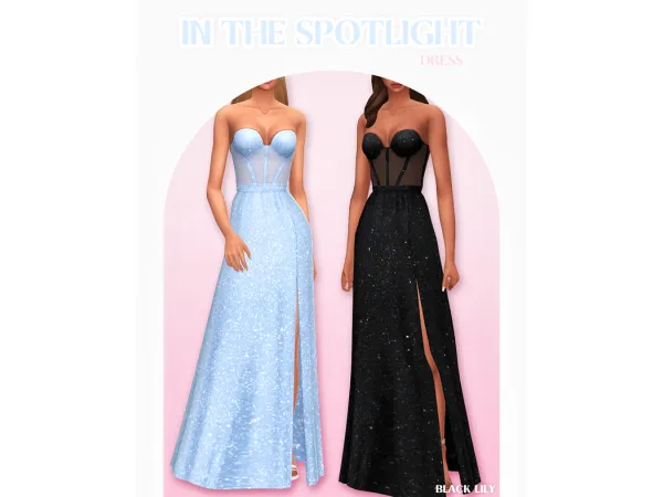 Maxis Match In The Spotlight Dress - The Sims 4 Custom Content