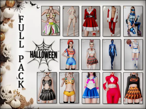 Alpha HALLOWEEN FULL PACK 2023 - The Sims 4 Custom Content