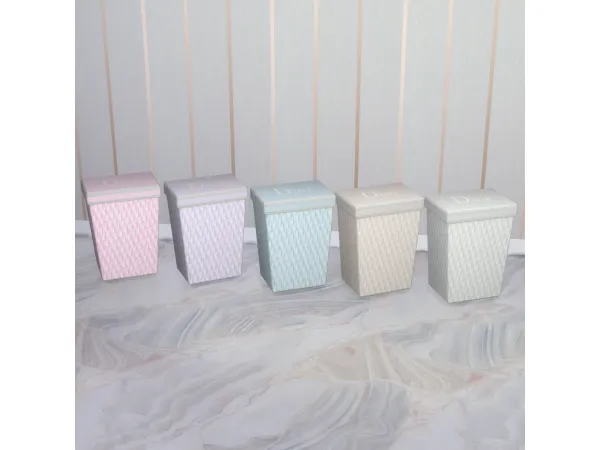 Alpha Luxe Laundry Basket V2 - The Sims 4 Custom Content
