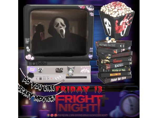 Friday 13: Fright Night💀👻😱 - The Sims 4 custom content