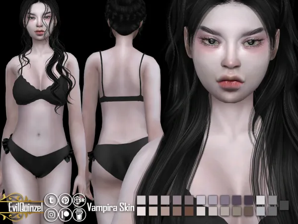 Mix Vampira Skin - The Sims 4 Custom Content