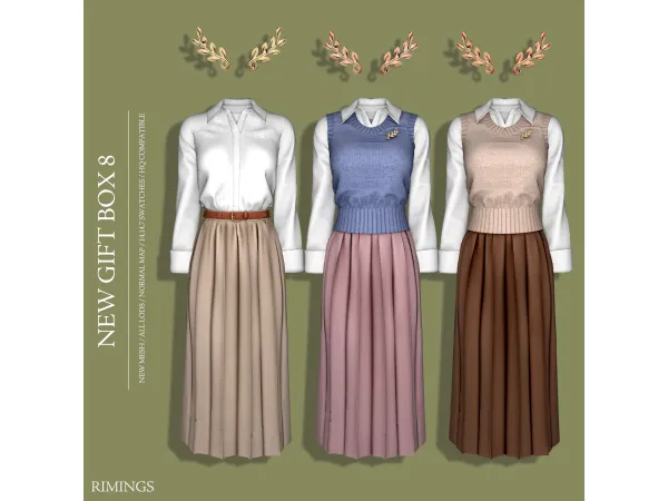 Alpha [RIMINGS] NEW GIFT BOX 8 - The Sims 4 Custom Content