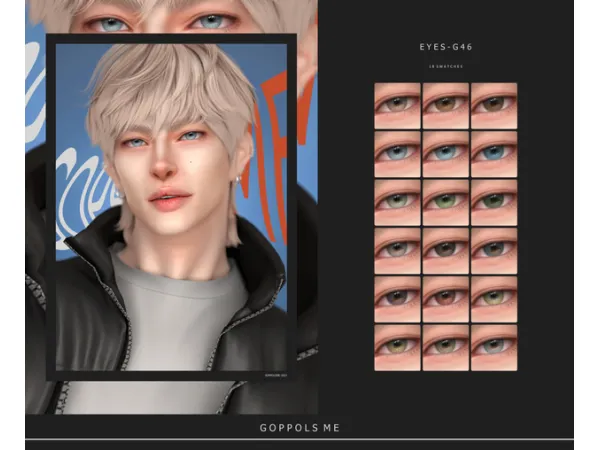 Alpha GPME GOLD Eyes G46 by goppolsme - The Sims 4 Custom Content