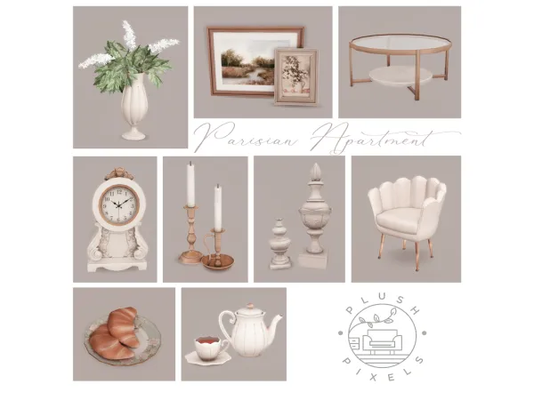 Alpha Parisian Apartment - The Sims 4 Custom Content