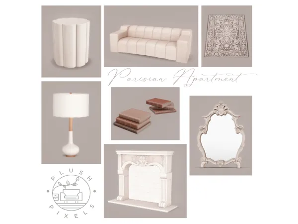 Alpha Parisian Apartment - The Sims 4 Custom Content
