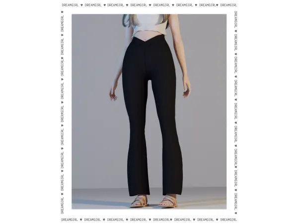 Alpha YOGA PANTS by dreamgirl - The Sims 4 Custom Content