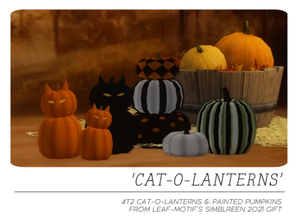 CAT O LANTERNS - The Sims 2 Custom Content
