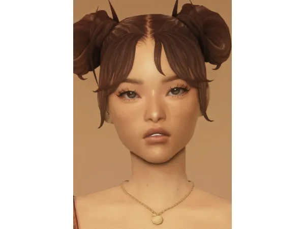 Maxis Match xianna buns - The Sims 4 Custom Content
