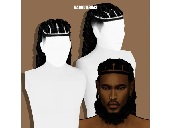 Alpha DREAD ENVY HAIR - The Sims 4 Custom Content