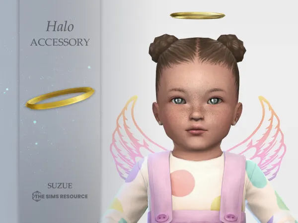 Alpha Halo Accessory Infant - The Sims 4 Custom Content