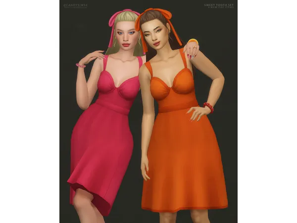 Maxis Match SWEET TOOTH SET - The Sims 4 Custom Content