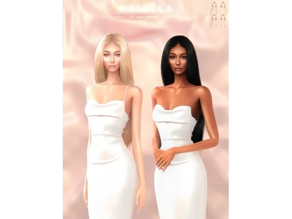 Alpha Ariella Hairstyle - The Sims 4 Custom Content